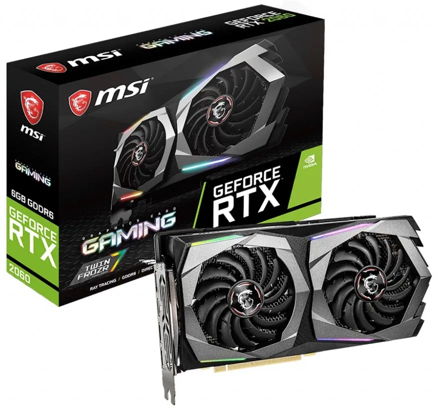 Видеокарта 6Gb MSI RTX 2060 GAMING Z