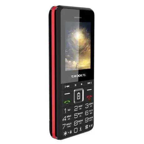 Мобильный телефон Texet TM-D215 черно - красный