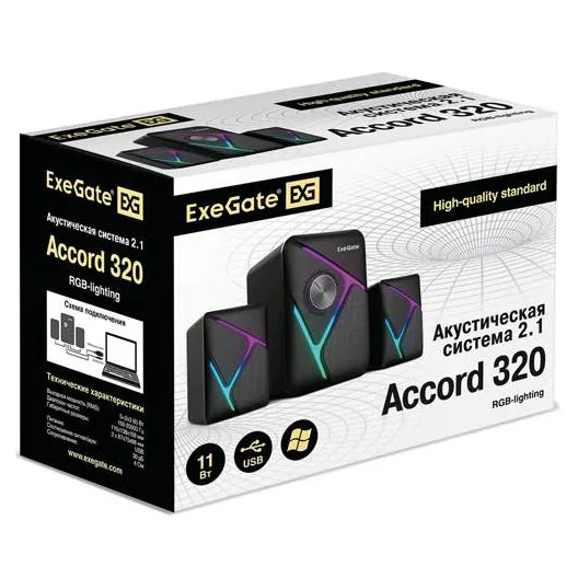 Акустическая система ExeGate Accord 320 black