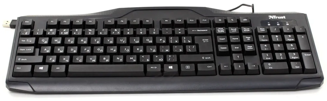 Клавиатура проводная Trust ru classicline MM KB