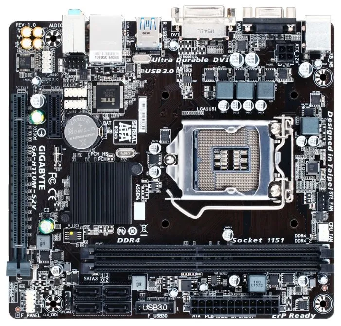 Материнская плата Gigabyte GA-H110M-S2V