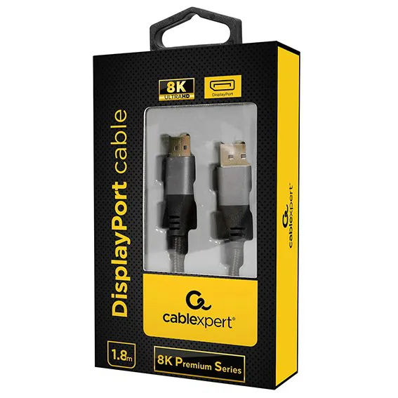 Кабель SVGA, Cablexpert CC-DP8K-6, 1.8м, черный