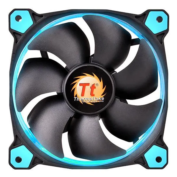 Кулер для корпуса Thermaltake Riing 12 LED Radiator Fan Blue 3 Pack CL-F055-PL12BU-A