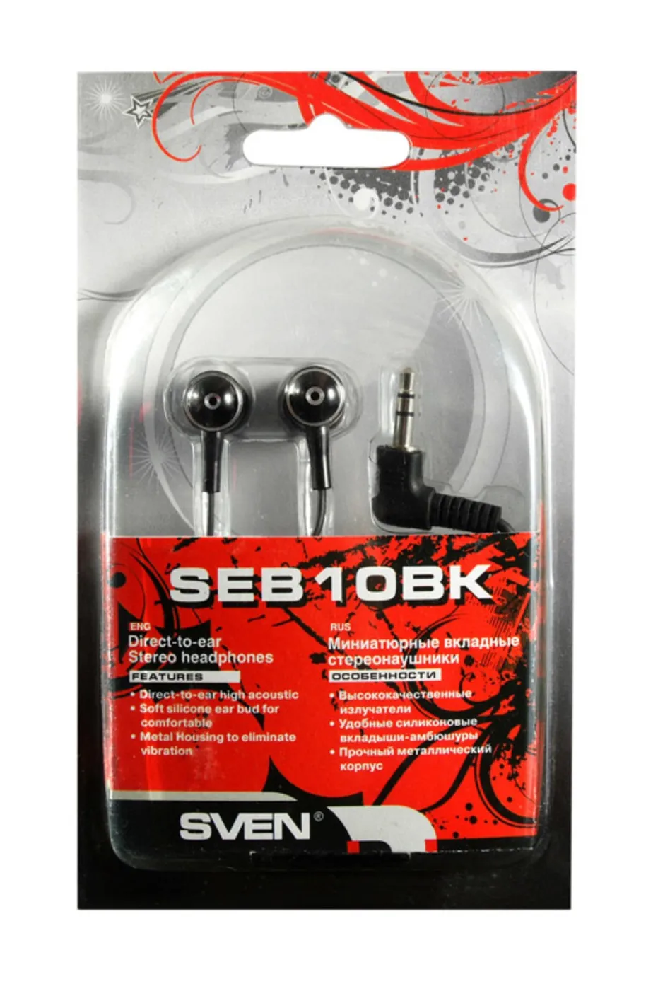 Наушники SVEN SEB 10BK Чёрный