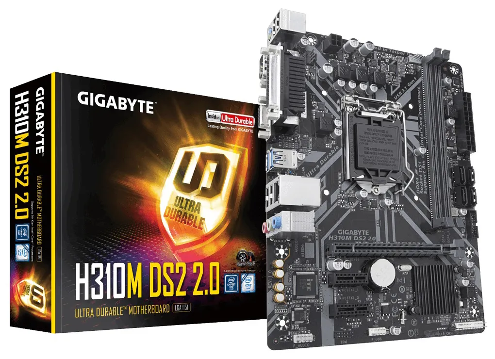 Материнская плата Gigabyte H310M DS2 2.0
