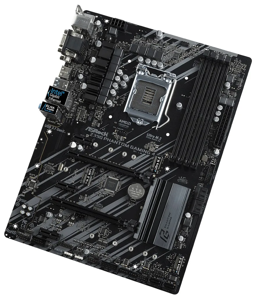 Геймерская Материнская плата ASRock Z390 PHANTOM GAMING 4