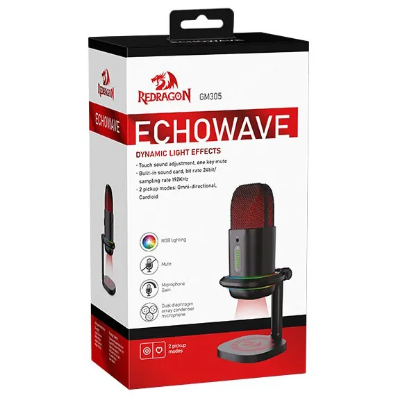 Microphone Redragon Echowave GM305 black
