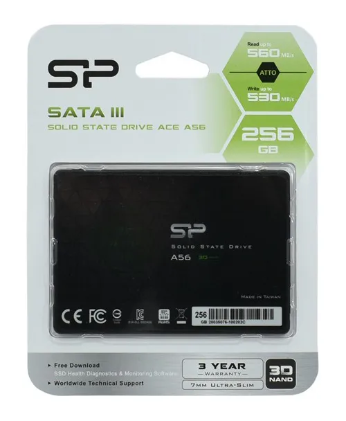 SSD 256 GB Silicon Power A56 SP256GBSS3A56B25