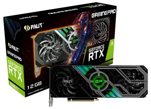 Видеокарта 12Gb PALIT RTX3080Ti GAMING PRO 12G NED308T019KB-132AA