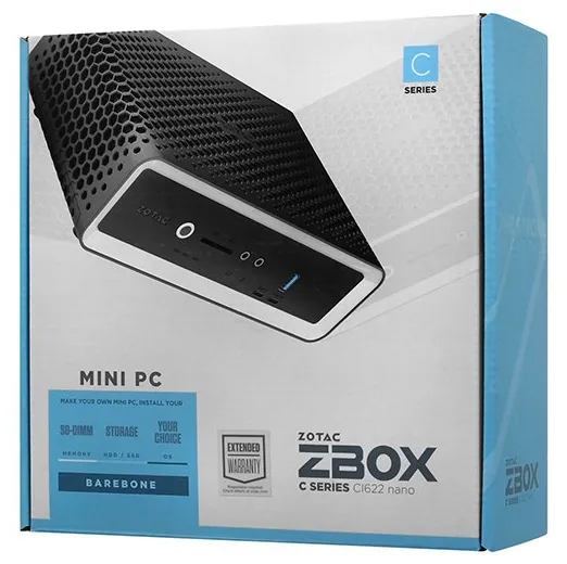 Баребон Zotac ZBOX-CI622NANO