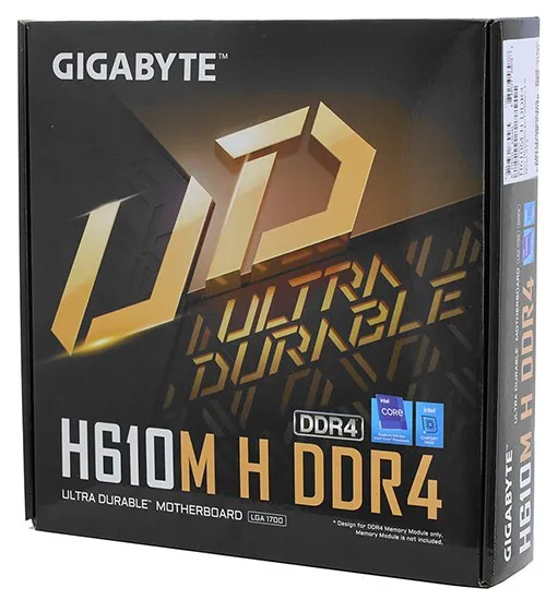 Материнская плата Gigabyte H610M H DDR4