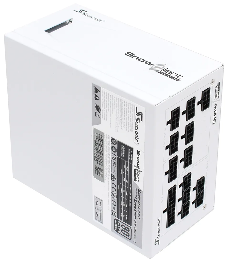 Блок питания Seasonic Prime Snow Silent 750 Titanium SSR-750TR