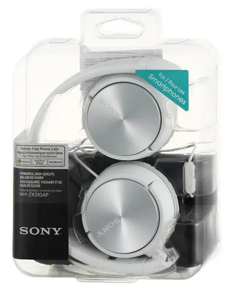 Гарнитура Sony MDR-ZX310AP White