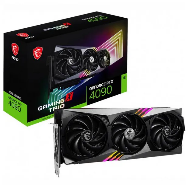Видеокарта 24Gb MSI RTX4090 GAMING X TRIO