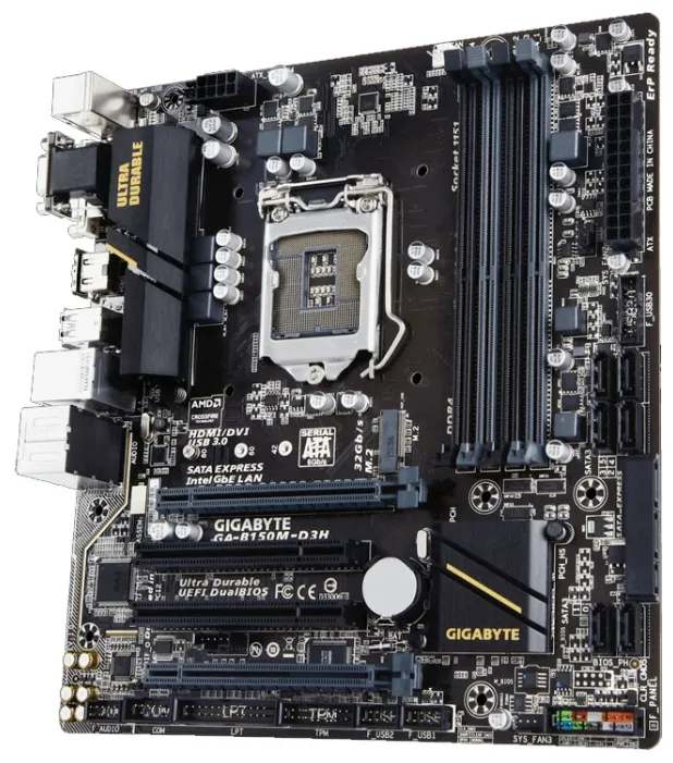 Сист.плата GigaByte B150M-D3H