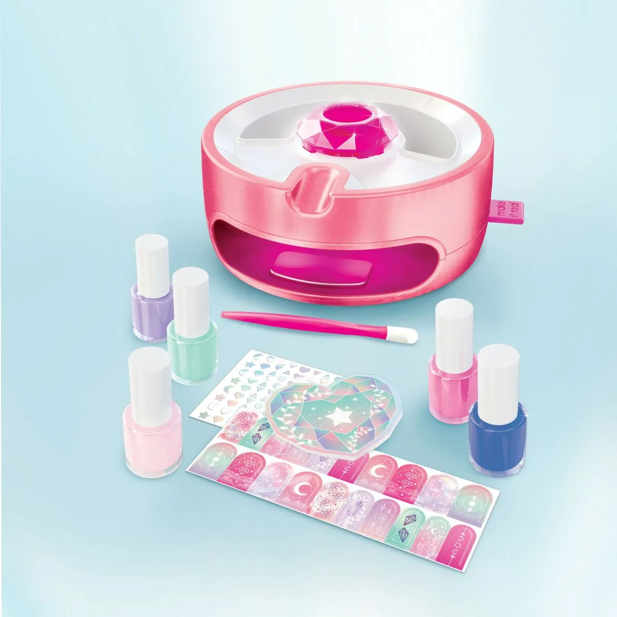 Набор для творчества Make It Real Light Magic Nail Studio