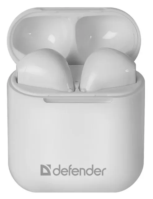 Bluetooth Гарнитура Defender Twins 637 white 63637