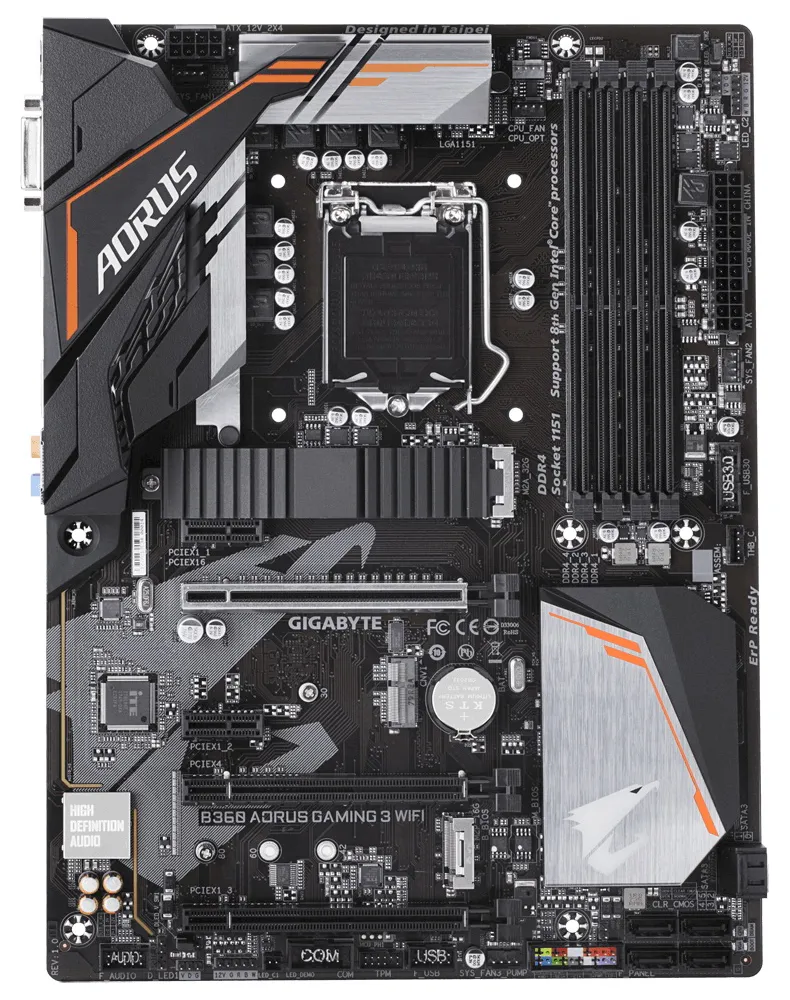 Материнская плата Gigabyte B360 AORUS GAMING 3 WiFi