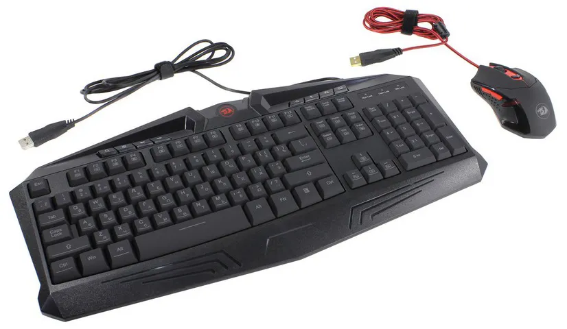 Клавиатура + мышка Redragon S101-1 RGB Black