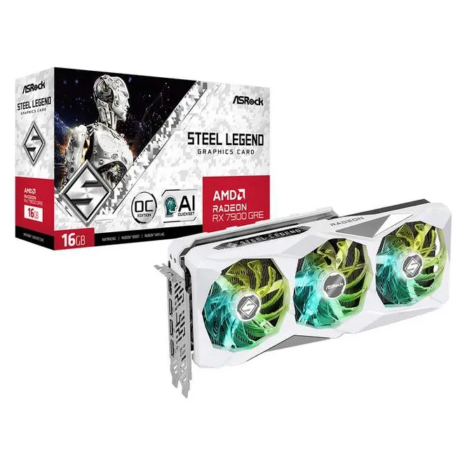 Видеокарта 16Gb ASRock Radeon RX7900GRE SL 16GO