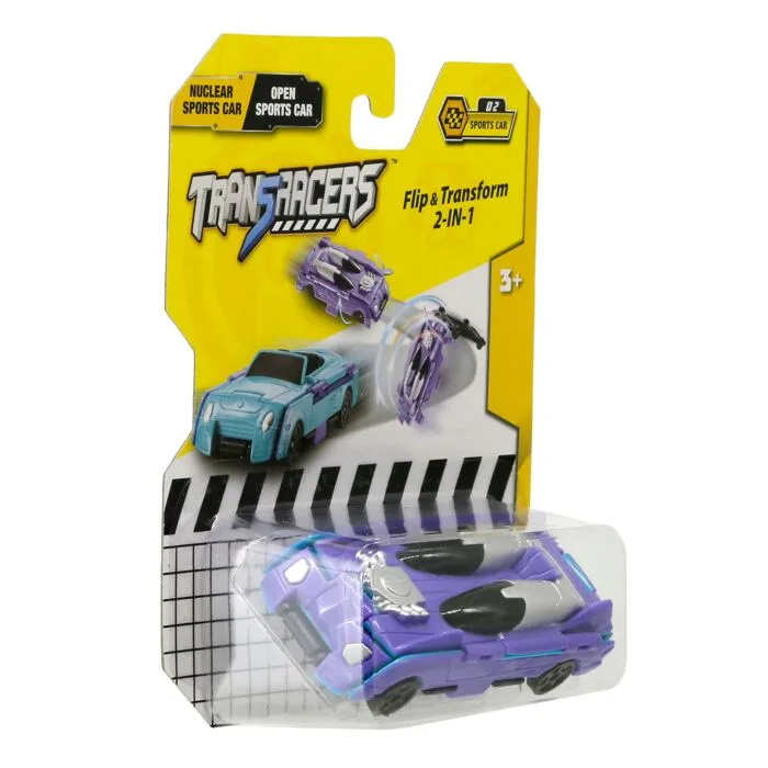 Машинка-трансформер Flip Cars 2 В 1 Flip Vehicle (Спортивный автомобиль - Родстер)