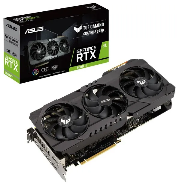 Видеокарта 12GB ASUS RTX3080Ti GAMING OC TUF-RTX3080TI-O12G-GAMING
