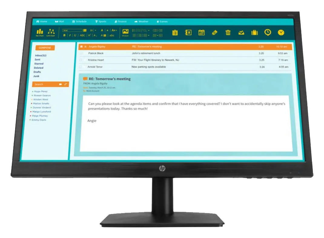 Монитор 21.5" HP Europe N223 3WP71AA
