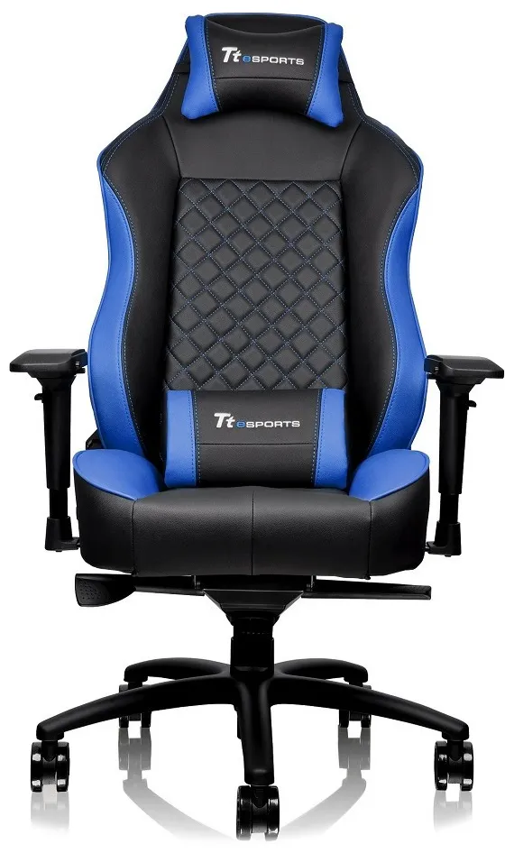 Игровое компьютерное кресло Thermaltake GTC 500 Black & Blue (GC-GTC-BLLFDL-01)