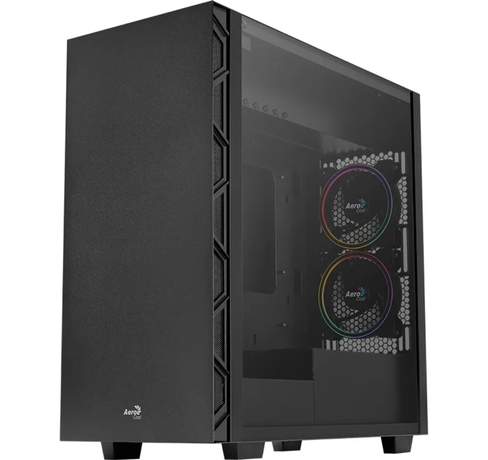 Корпус для ПК ATX midi tower AeroCool Flo-G-Bk-v1