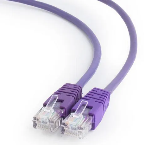 Патч корд UTP 5e-Cat 2 m Cablexpert PP12-2M/V фиолетовый