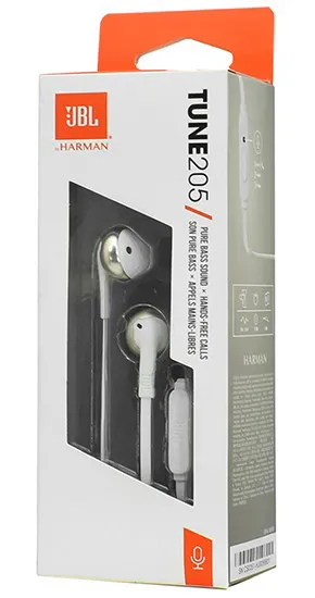 Гарнитура JBL (by harman) Tune 205 JBLT205CGD champagne gold