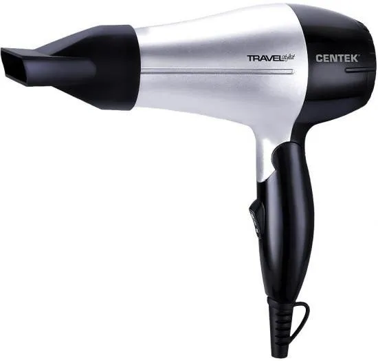 Фен Centek CT-2258 RBL Серый/Черный