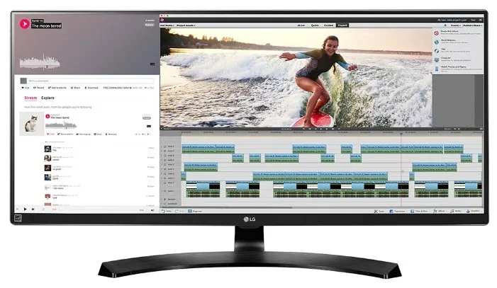 Монитор 34" LG 34UM88C-P