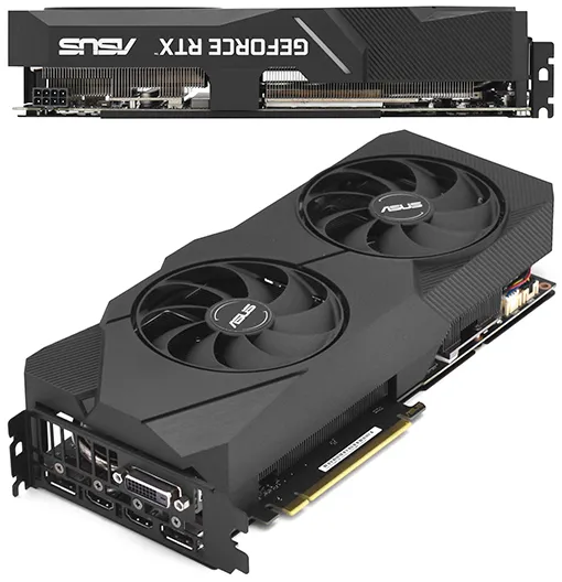 Видеокарта 8 Gb ASUS DUAL RTX 2060 Super DUAL-RTX2060S-A8G-EVO