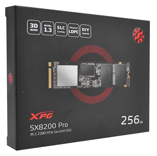 SSD накопитель 256 GB ADATA XPG SX8200 Pro ASX8200PNP-256GT-C