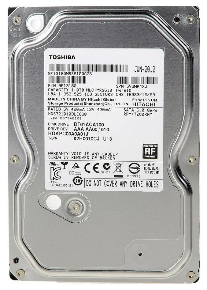 Жесткий диск 1TB Toshiba DT01ACA100