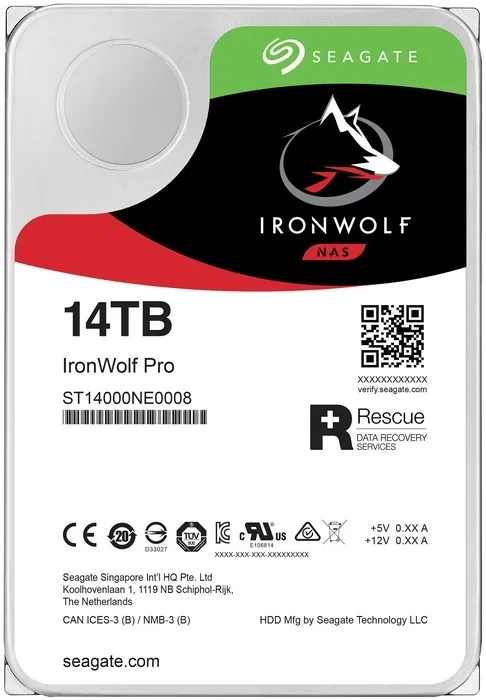 Жесткий диск 14Tb Seagate IronWolf Pro ST14000NE0008