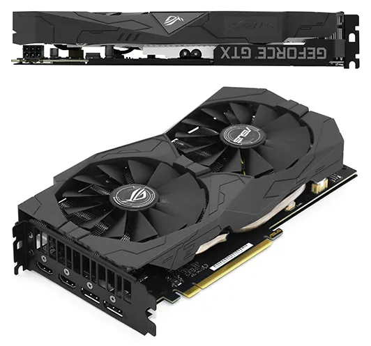Видеокарта 4GB Asus GTX 1650 ROG-STRIX-GTX1650-A4G-GAMING