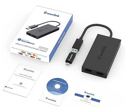 Внешняя USB видеокарта Wavlink WL-UG7602H