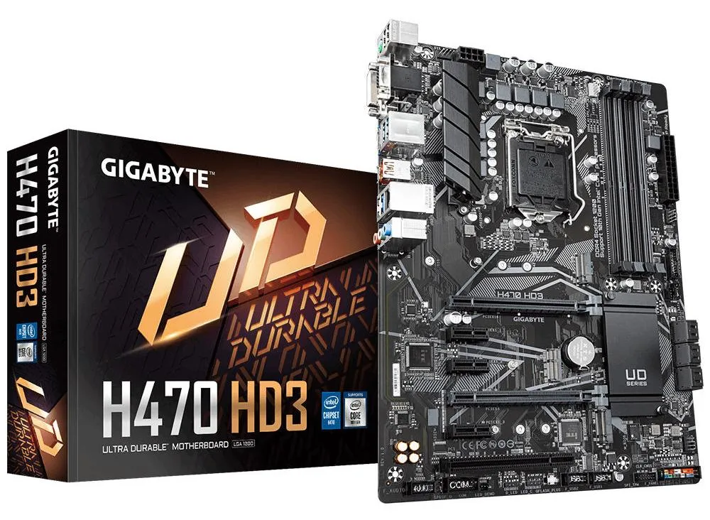 Материнская плата Gigabyte H470 HD3