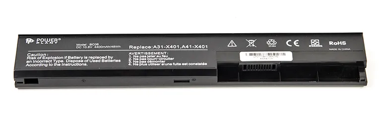 Аккумулятор PowerPlant для ноутбуков ASUS X401 (ASX401LH, A32-X401) NB430239