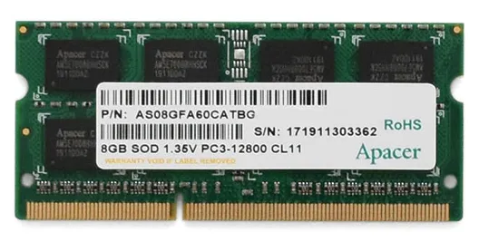 Оперативная память 8 GB Apacer DV.08G2K.KAM