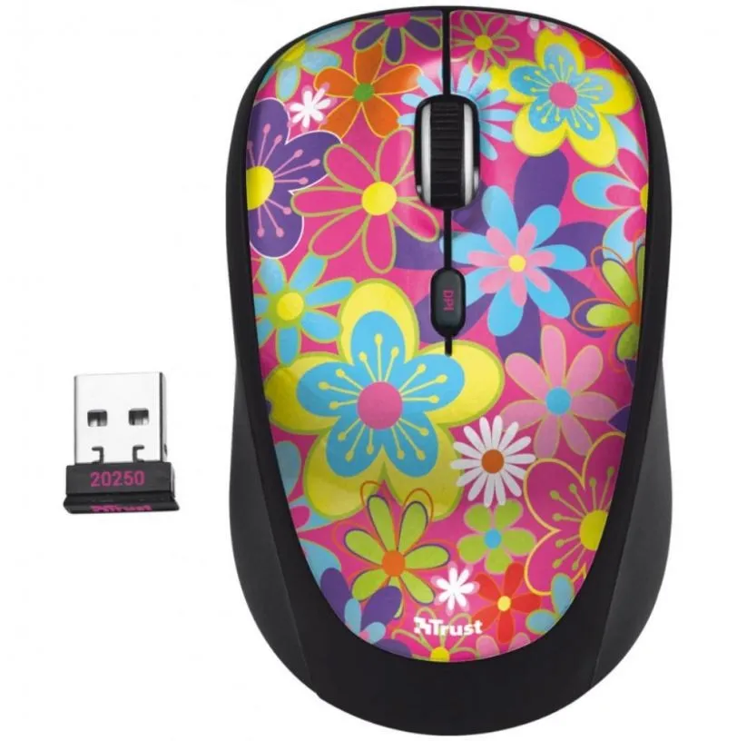 Компьютерная мышь беспроводная TRUST YVI WIRELESS MOUSE