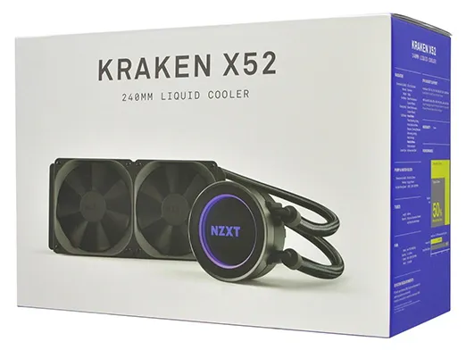 Водяное охлаждение NZXT Kraken X52