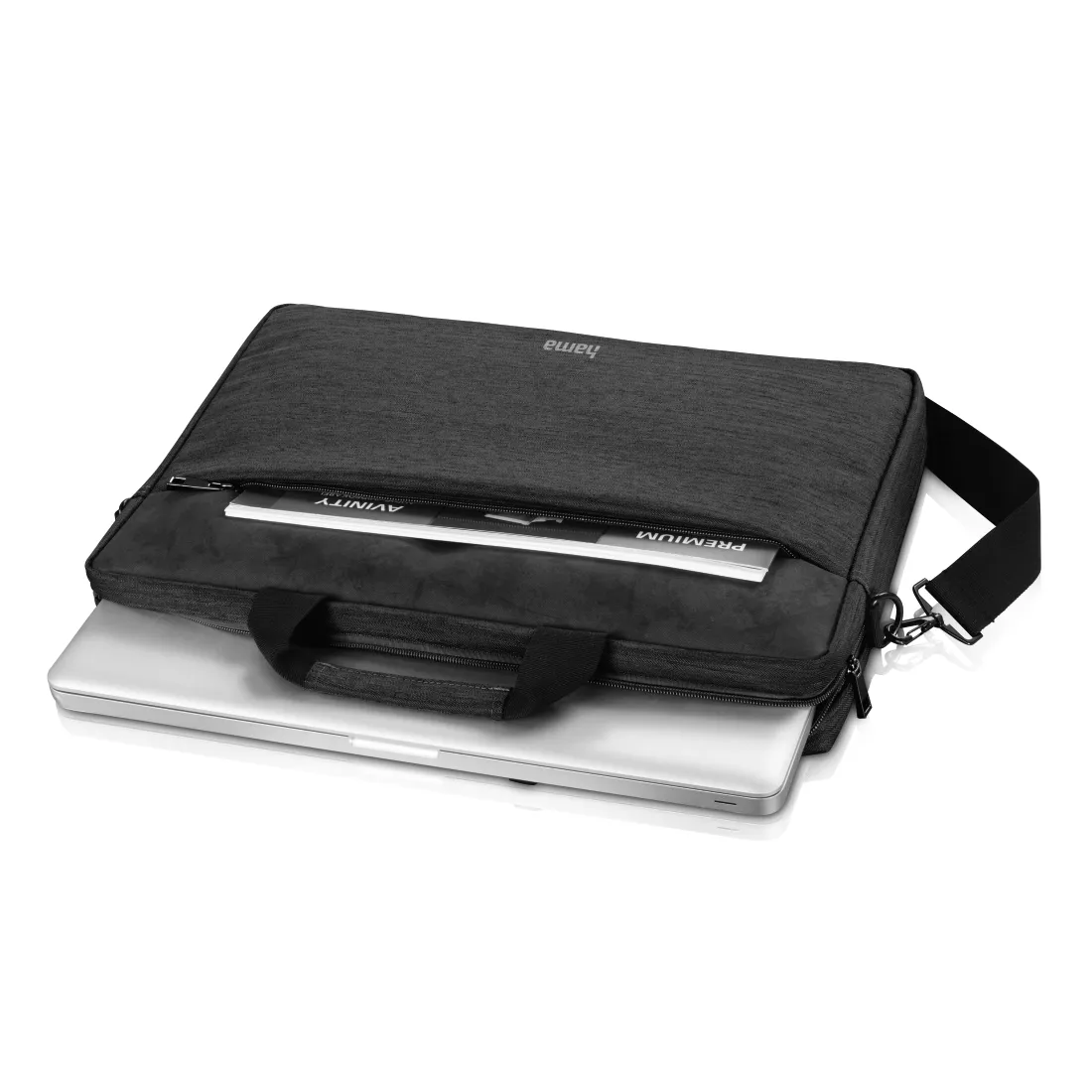 Сумка для ноутбука Hama Tayrona, 00216545, up to 14.1", dark grey