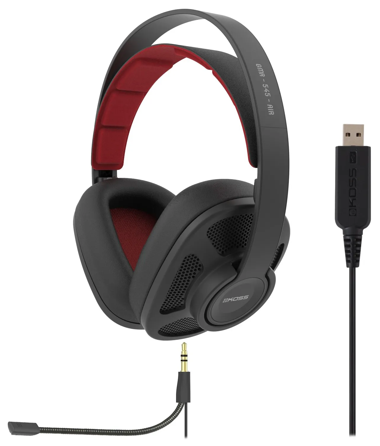Гарнитура Koss GMR-545-Air black-red