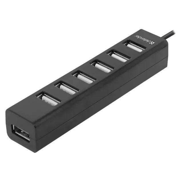 7-портовый мини-разветвитель USB 2.0 Defender Quadro Swift