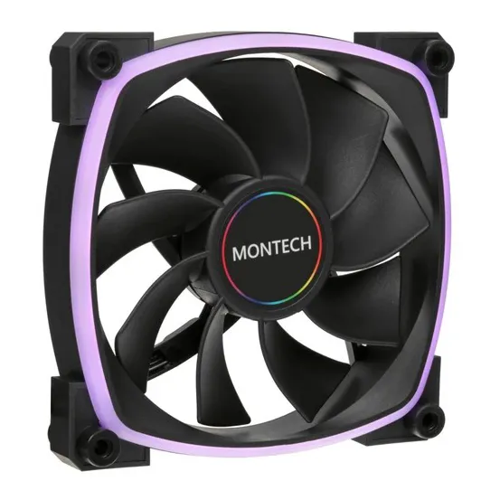 Вентилятор для корпуса Montech RX120 PWM (B) Черный
