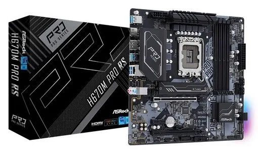 Материнская плата ASRock H670M PRO RS