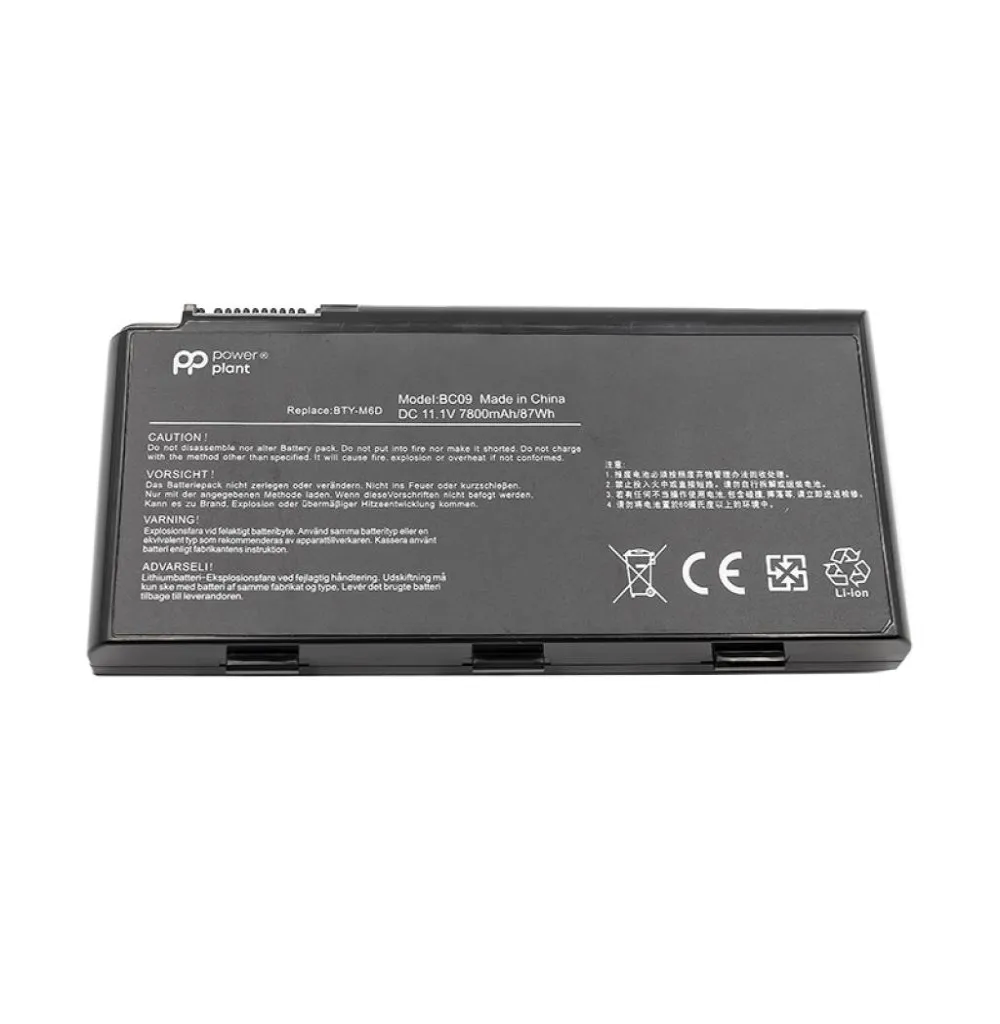 Аккумулятор PowerPlant для ноутбуков MSI GX660 Series (BTY-M6D MIX780LP) NB470068